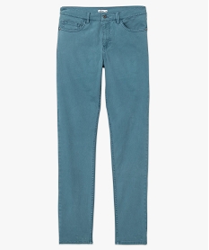 pantalon slim stretch 5 poches homme bleu pantalonsE557701_4