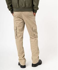 pantalon cargo coupe regular homme beige pantalonsE558101_3