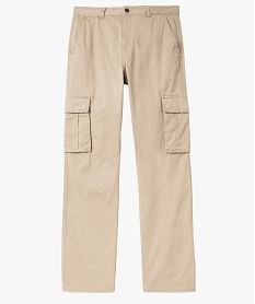 pantalon cargo coupe regular homme beige pantalonsE558101_4