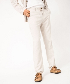 PANTACOURT MARRON PANTALON BEIGE:40178100417-Lin////