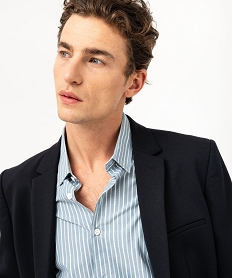 veste de costume en maille extensible homme bleu vesteE562401_2