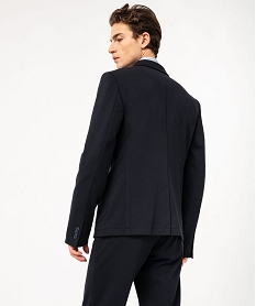 veste de costume en maille extensible homme bleu vesteE562401_3