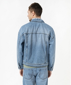 veste en jean delavee homme gris manteaux et blousonsE562701_3