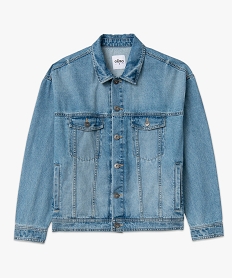 veste en jean delavee homme gris manteaux et blousonsE562701_4