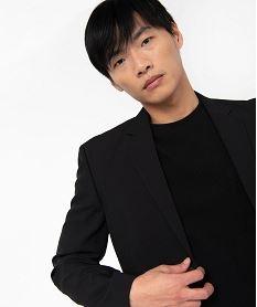 veste de costume droite 2 boutons homme noir standard vesteE562801_2