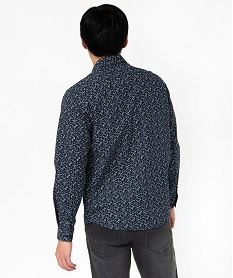 chemise manches longues imprimee homme imprime chemise manches longuesE566701_3