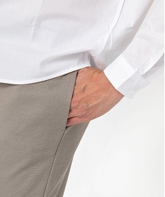 pantalon en maille avec ceinture ajustable homme beigeE567201_2