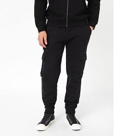 pantalon de jogging coupe cargo homme noir standardE567601_2