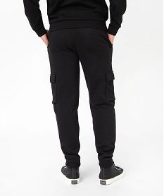 pantalon de jogging coupe cargo homme noir standardE567601_3