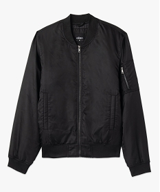 bomber uni homme noir manteaux et blousonsE568801_4