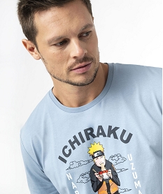 tee-shirt manches courtes imprime homme - naruto bleu tee-shirtsE577501_2