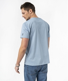 tee-shirt manches courtes imprime homme - naruto bleuE577501_3