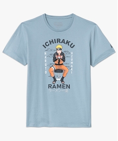 tee-shirt manches courtes imprime homme - naruto bleu tee-shirtsE577501_4