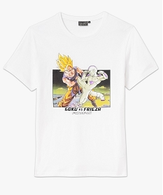 tee-shirt a manches courtes avec motif manga homme - dragon ball z blanc tee-shirtsE577701_4