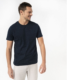 tee-shirt a manches courtes avec poche poitrine homme bleuE578101_1