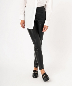 legging en cuir imitation femme noirE582901_1