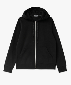 sweat zippe a capuche femme noir sweatsE588801_4