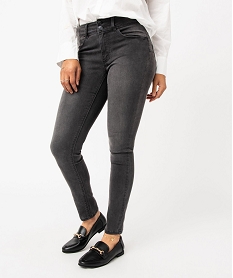 jean skinny push-up femme gris skinnyE589501_2