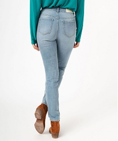 jean skinny extensible taille haute femme gris skinnyE589701_3