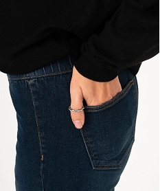 jegging confortable a taille elastique femme bleu jeggingE589901_2