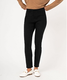 jegging confortable a taille elastique femme noir jeggingE590001_3
