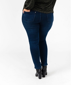 jegging a large ceinture elastique et taille normale femme grande taille bleuE590401_3