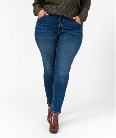 jean slim stretch taille normale femme grande taille bleu pantalons et jeansE590601_1