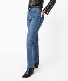 jean regular taille haute femme gris regularE591501_2