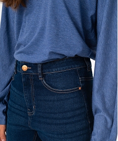 jean regular taille haute femme bleu taille hauteE591601_2
