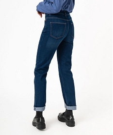 jean regular taille haute femme bleu taille hauteE591601_3