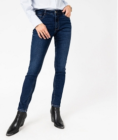 GEMO Jean slim push-up femme Bleu