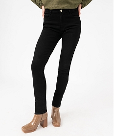 GEMO Jean slim effet push-up femme Noir