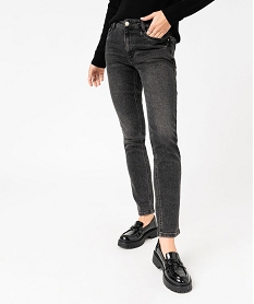 GEMO Jean slim push-up femme gris standard