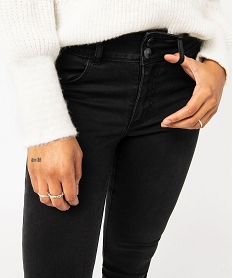 jean skinny push-up femme noir standard pantalonsE594501_2
