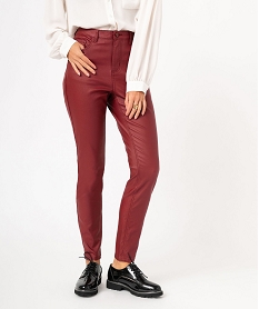 TEE-SHIRT BLEU PANTALON BORDEAUX:40288101362-Viscose////