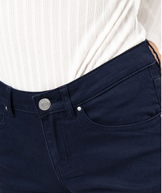 pantalon coupe slim taille normale femme bleu pantalonsE595101_2
