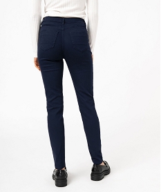 pantalon coupe slim taille normale femme bleu pantalonsE595101_3