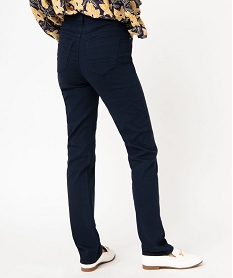 pantalon coupe regular taille normale femme bleuE595401_3