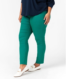 pantalon coupe regular femme grande taille bleu pantalons et jeansE595901_1