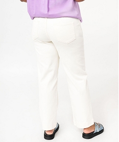 pantacourt ample femme grande taille beige pantalonsE596601_3