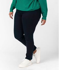 GEMO Pantalon coupe Regular femme grande taille navy