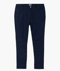 pantalon coupe regular femme grande taille bleu pantalons et jeansE597001_4