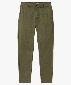 pantalon chino coupe regular femme vert pantalonsE597101_4
