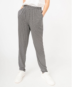GEMO Pantalon fluide imprimé femme Imprimé