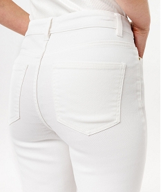 jean regular taille haute femme blanc pantalonsE599401_2