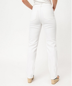 jean regular taille haute femme blanc pantalonsE599401_3