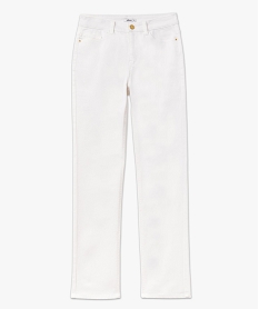 jean regular taille haute femme blanc vif pantalonsE599401_4