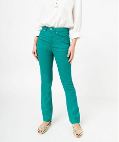 pantalon coupe regular taille normale femme vertE599601_1