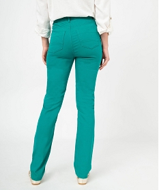 pantalon coupe regular taille normale femme vert pantalonsE599601_3