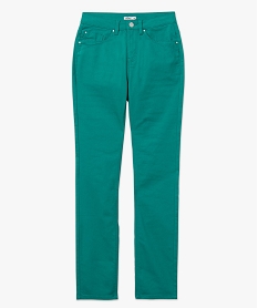 pantalon coupe regular taille normale femme vertE599601_4